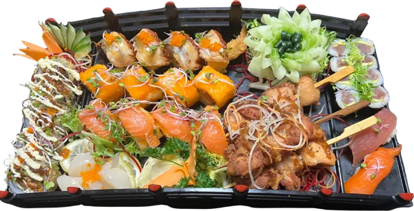 Sushi set z restaurace Kiryto Japan v Praze 6